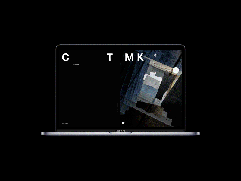 CTMK® animation desktop minimal motion principle promo ui ux web website