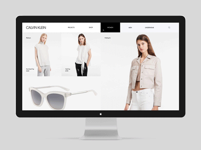 Calvin Klein clean clear minimal principle shop store web website