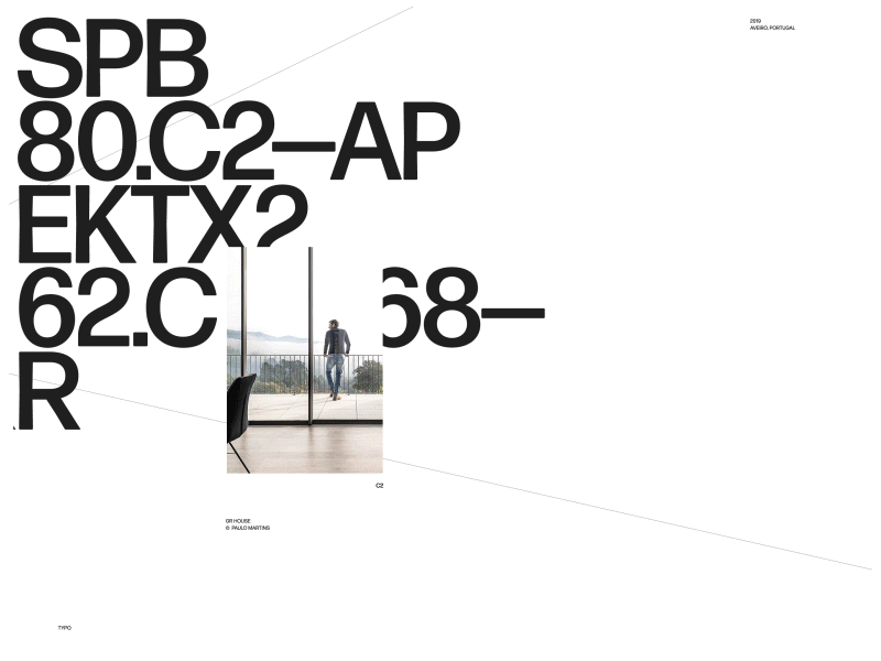 CTMK 2d animation branding flat font minimal motion principle typo typography