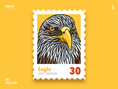 Eagle stamp illustration photoshop stamp 插图