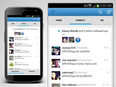 Holo Twitter.app for Android (Concept)