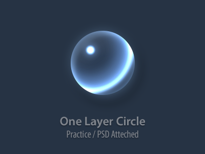 One Layer Circle [PSD] bubble circle icon psd round shine transparent