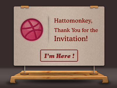 Thanks For The Invitation invitation ui