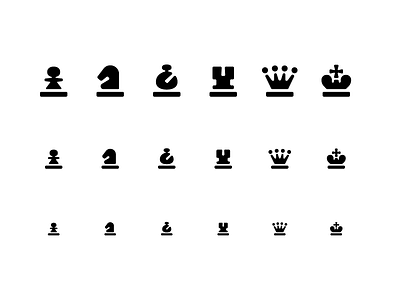 Chess icons chess icons