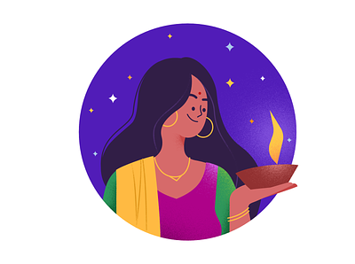 Diwali diwali illustration india minimalistic vector