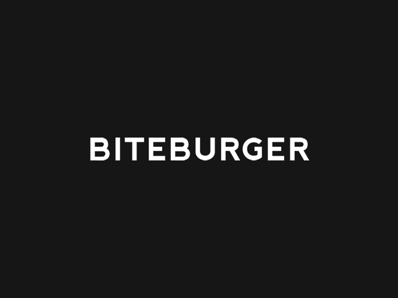 BiteBurger restaurant's identity burger food identity logotype motion restoraunt