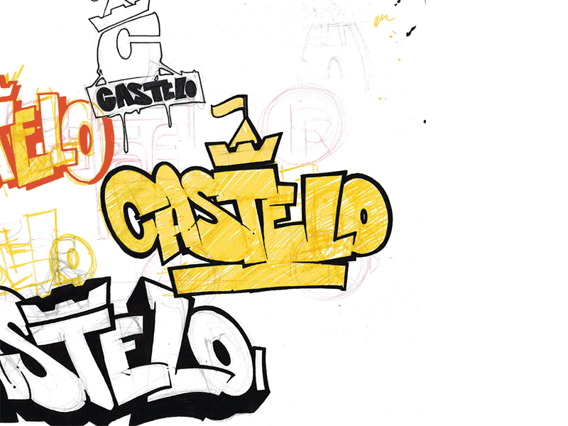 Castelo art design digitalart graffiti graffiti art graffiti digital illustration letter lettering art letters logo vector