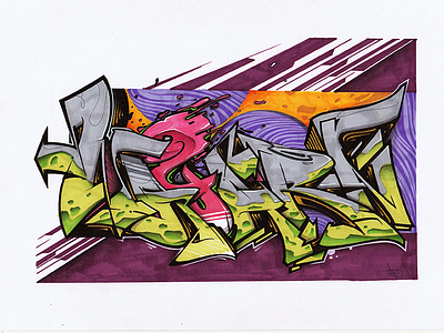 Gyal Letters graffiti graffiti art illustration letters