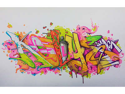 Graffiti Letters Designs Themes Templates And Downloadable Graphic Elements On Dribbble