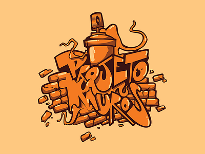 Projeto Muros design digitalart draw graffiti graffiti art graffiti digital illustration letters vector