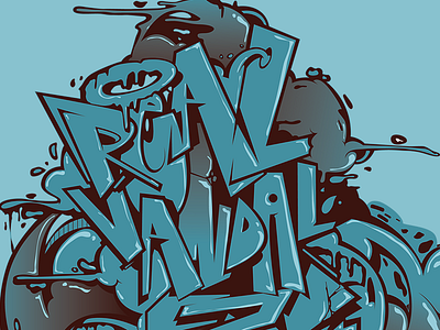 Real Vandal 3 Anos design digitalart graffiti graffiti art graffiti digital illustration letters vector
