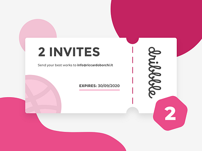 2 Dribbble Invites