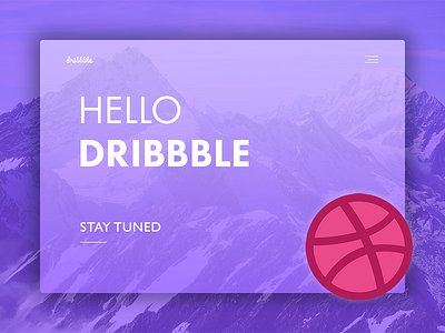 Hello Dribbble!