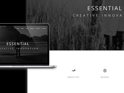 Essential - Theme Preview creative design envato template theme themeforest web webdesign website wordpress