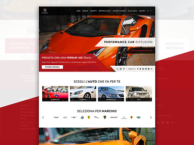 Car Rental Website Concept car concept design rental template ui ux web webdesign website