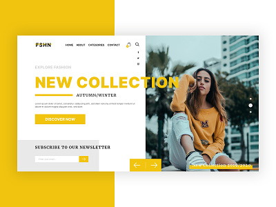 Fashion Website Concept