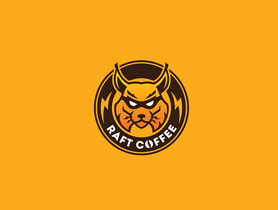 RAFT coffee logo logo