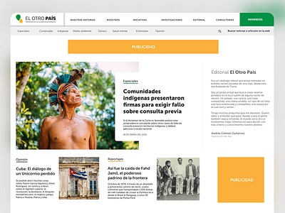 Independent Newspaper / Digital Magazine Website diario digital magazine independent blog magazine newspaper revista en linea stories website