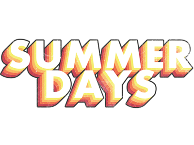 Summer Days for GIF Sticker gif illustration sticker summer summer party summerdays summertime sun sunset vintage summer