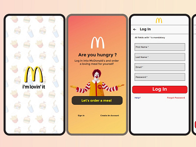 Mcd app recreation