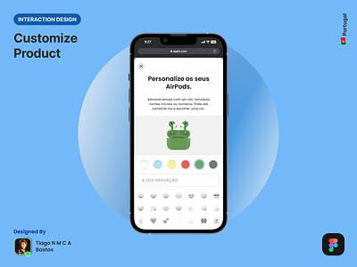 Customize Product app customize product dailyui design graphic design interaction design ui