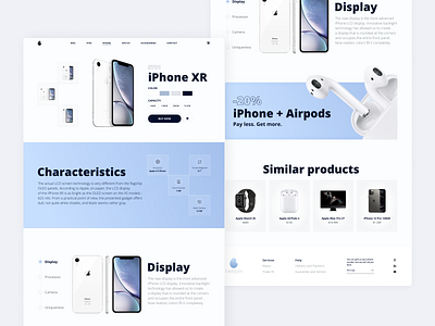 IceApple | E-commerce apple design iphone laptop macbook mobile phone shop store ui ux website