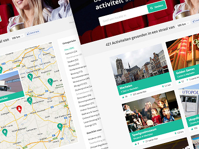 Website Redesign activities dutch map pins redesign website