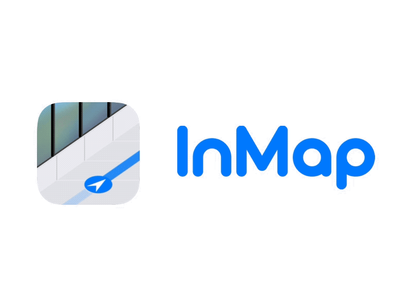 InMap Early Branding Concept app branding concept gif inmap ios keynote sketch