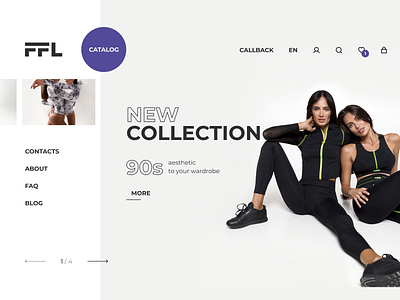 FFL store concept clean design ecommerce shop store ui ux