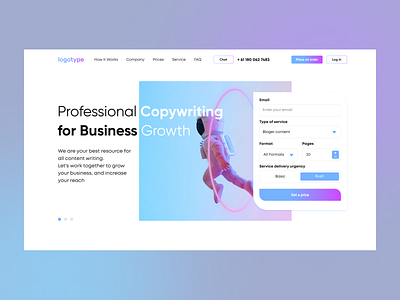 Copywriting for business app branding business design designer ecommerce logo marketing mobileapp site ui ux