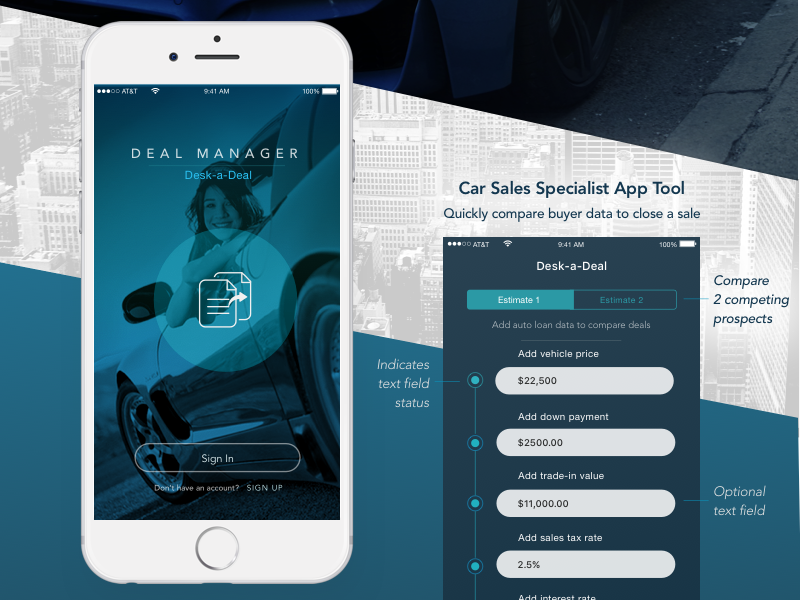 Deal Manager car mobile android ios