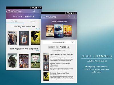 Nook Channels android books ios mobile shop