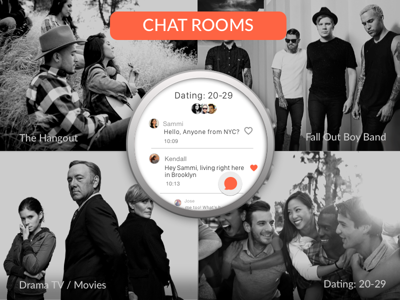 Android watch app - chat rooms wearables samsung gear watch android mobile