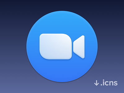Replacement Icon For Zoom app icon camera chat desktop free icns logo macos mojave ox x replace video zoom