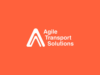 Agile Transport Solutions (ATS) design logo logo design minimalistic solution transportation visual identity