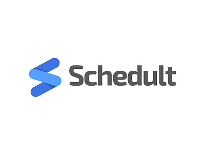 Schedult ads agency agency branding blue branding design logo logo design minimalistic visual identity