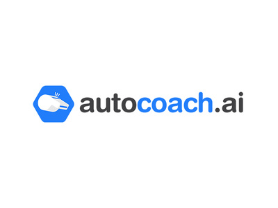 Autocoach ai blue branding coach coaching design digital logo logo design minimalistic visual identity