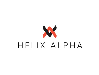 Helix logo logo design minimalistic visual identity