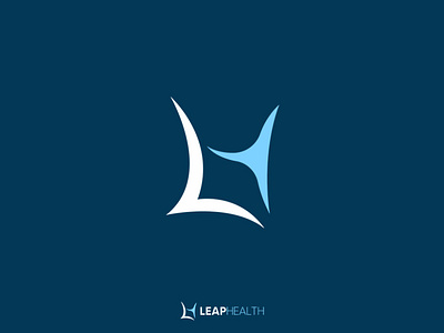 Leap Health delivery design digital logo logo design minimalistic vector visual identity