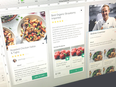 Grocery App IOS UI food recipes grocery grocery app grocery shopping online food recipes