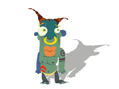 Watu character dribbble guy illustration men shadow vector watu webdesign