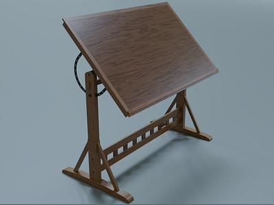 1920's French Drafting Table