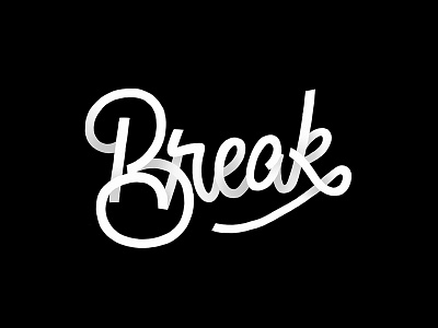 005/365_17 Break graphism illustration ipad lettering lettrage procreate type typo typography