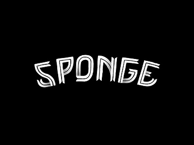 009/365_17 Sponge graphism illustration ipad lettering lettrage procreate type typo typography