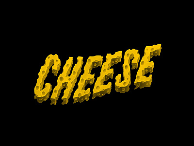 017/365_17 Cheese graphism illustration ipad lettering lettrage procreate type typo typography