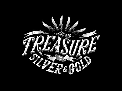 037/365_17 Treasure graphism illustration ipad lettering lettrage procreate type typo typography