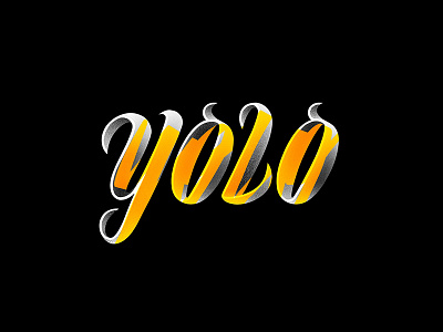 067/365 Yolo graphism illustration ipad lettering lettrage procreate type typo typography