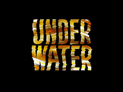 071/365 Underwater graphism handlettering illustration ipad lettering lettrage logotype procreate type typography