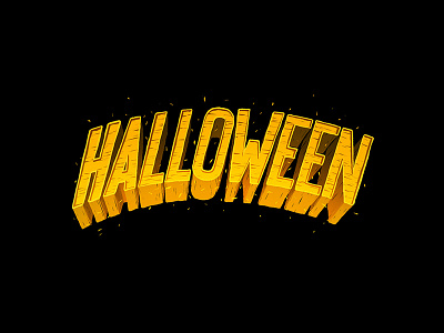 077/365 Halloween graphism handlettering illustration ipad lettering lettrage logotype procreate type typography