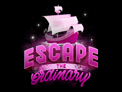 121/365 Escape The Ordinary graphism handlettering illustration ipad lettering lettrage logotype procreate type typography